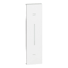 Bticino - Enjoliveur Living Now avec marquage +/- MyHOME_Up 1 module - blanc
