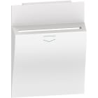 Bticino - Enjoliveur Living Now pour interrupteur à badge - blanc