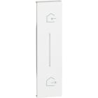 Bticino - Enjoliveur Living Now with Netatmo pour commande départ/arrivée 1 module - blanc