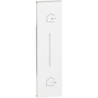 Bticino - Enjoliveur Living Now with Netatmo pour commande départ/arrivée 1 module - blanc
