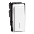 Bticino - Interrupteur bipolaire 16AX Living Now 1 module - blanc