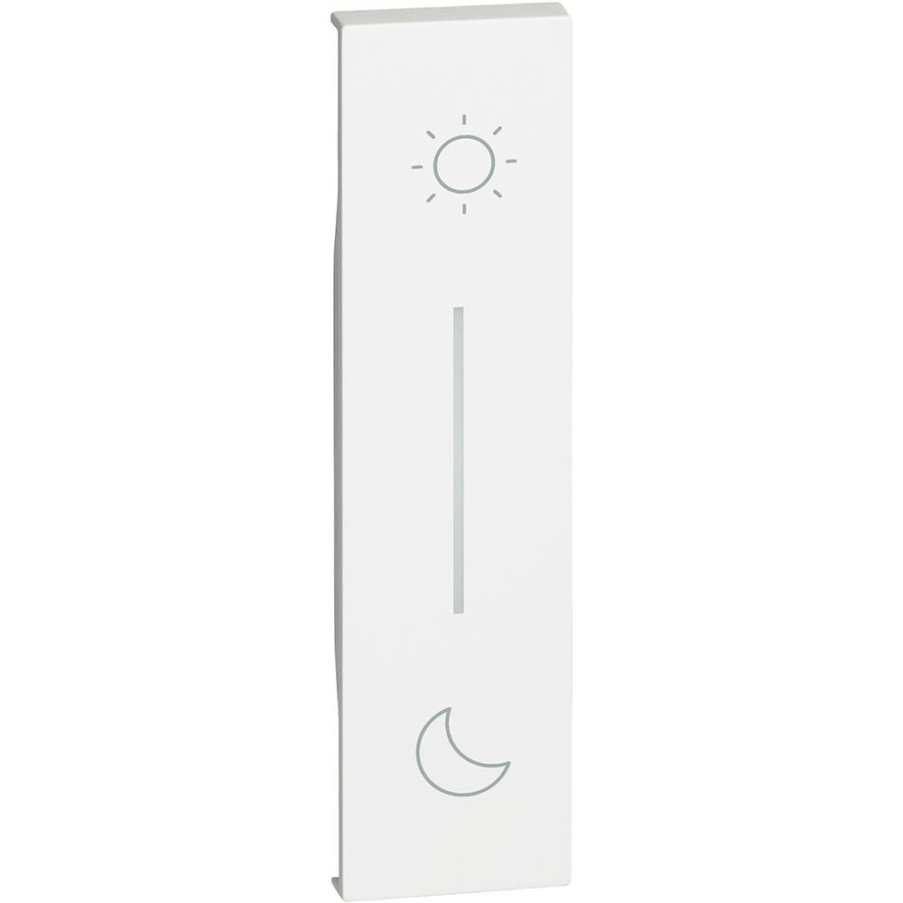 Bticino - Enjoliveur Living Now with Netatmo pour commande lever/coucher 1 module - blanc