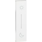 Bticino - Enjoliveur Living Now with Netatmo pour commande lever/coucher 1 module - blanc