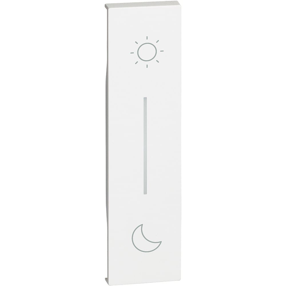 Bticino - Enjoliveur Living Now with Netatmo pour commande lever/coucher 1 module - blanc