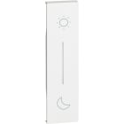 Bticino - Enjoliveur Living Now with Netatmo pour commande lever/coucher 1 module - blanc