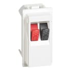 Bticino - Prise haut-parleurs Living Now 1 module - blanc