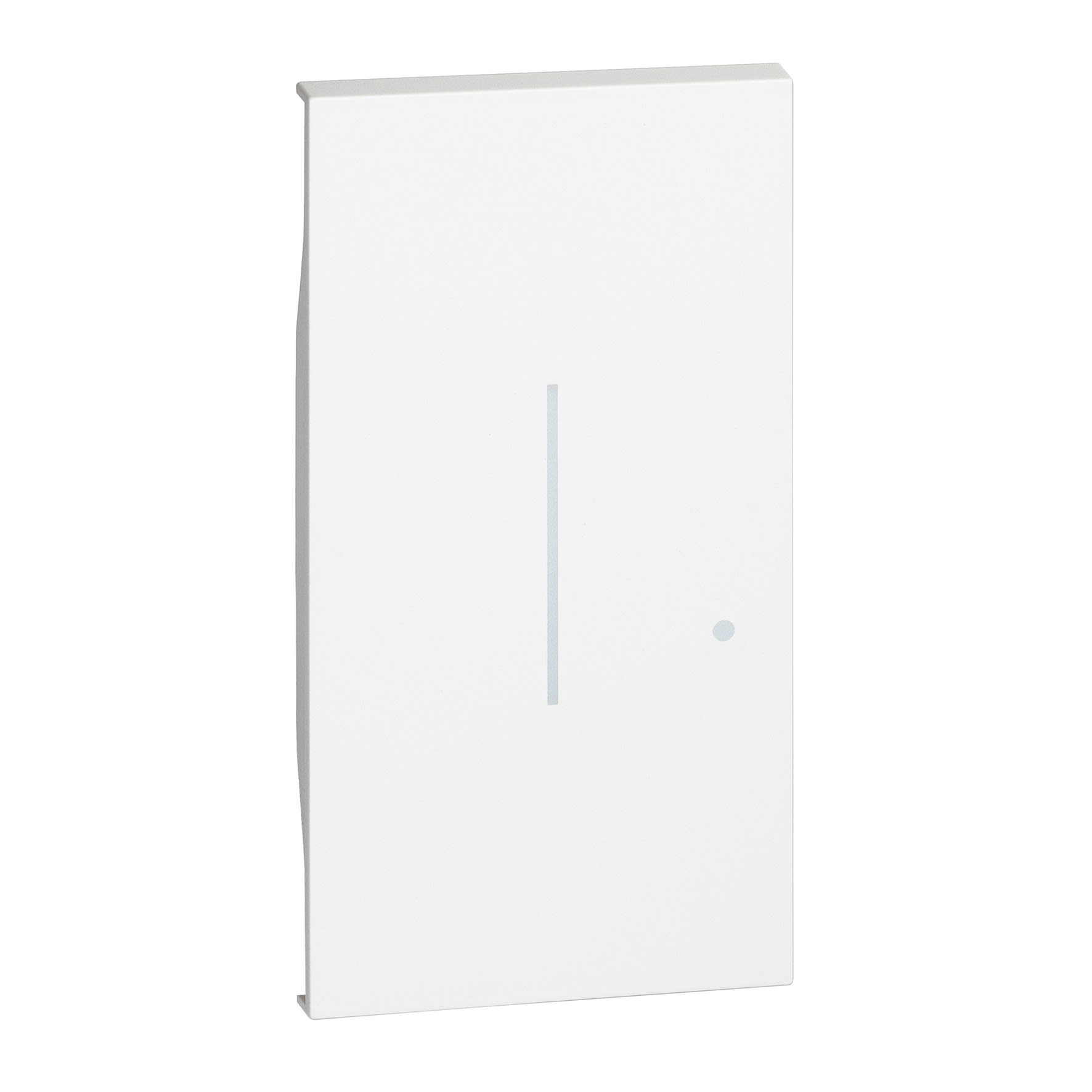 Bticino - Enjoliveur Living Now with Netatmo pour commande éclairage 2 modules - blanc