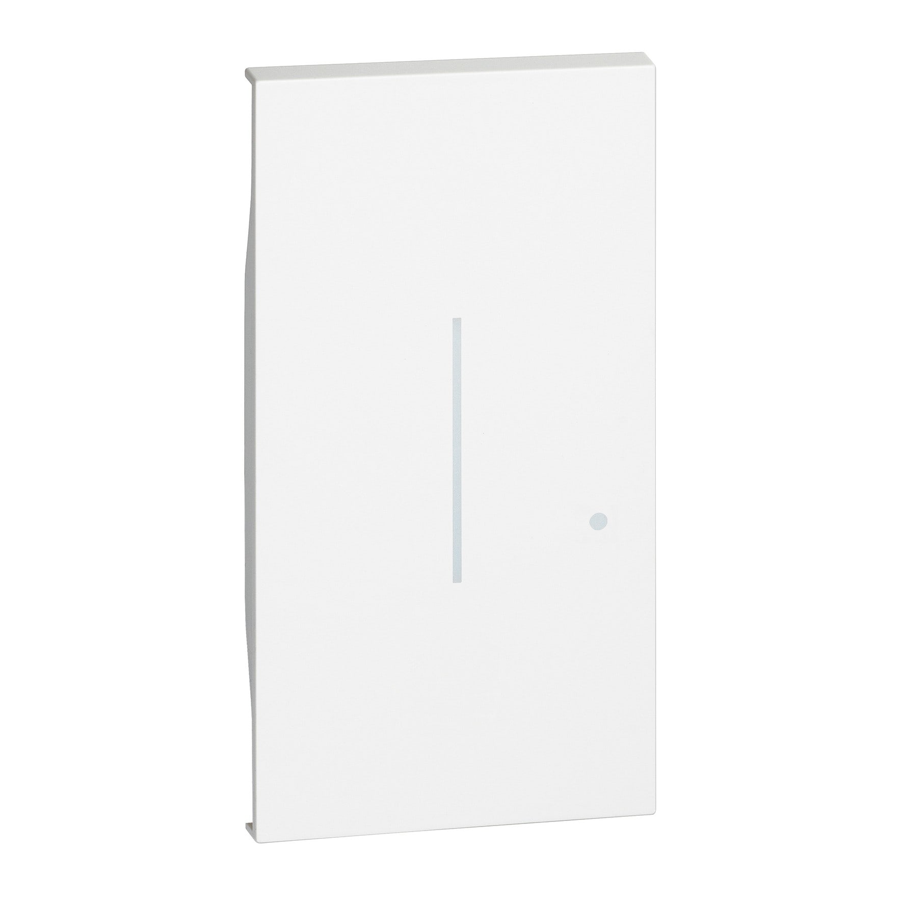Bticino - Enjoliveur Living Now with Netatmo pour commande éclairage 2 modules - blanc