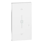 Bticino - Enjoliveur Living Now with Netatmo pour commande volets 2 modules - blanc