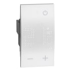 Bticino - Thermostat électronique avec écran rétro-éclairé Living Now 2 modules - blanc