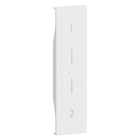 Bticino - Enjoliveur fonction 1-2 - 1 module - blanc - Living Now