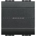 Bticino - Interrupteur ou va et vient Livinglight 16AX 250V~ - Anthracite - 2 modules