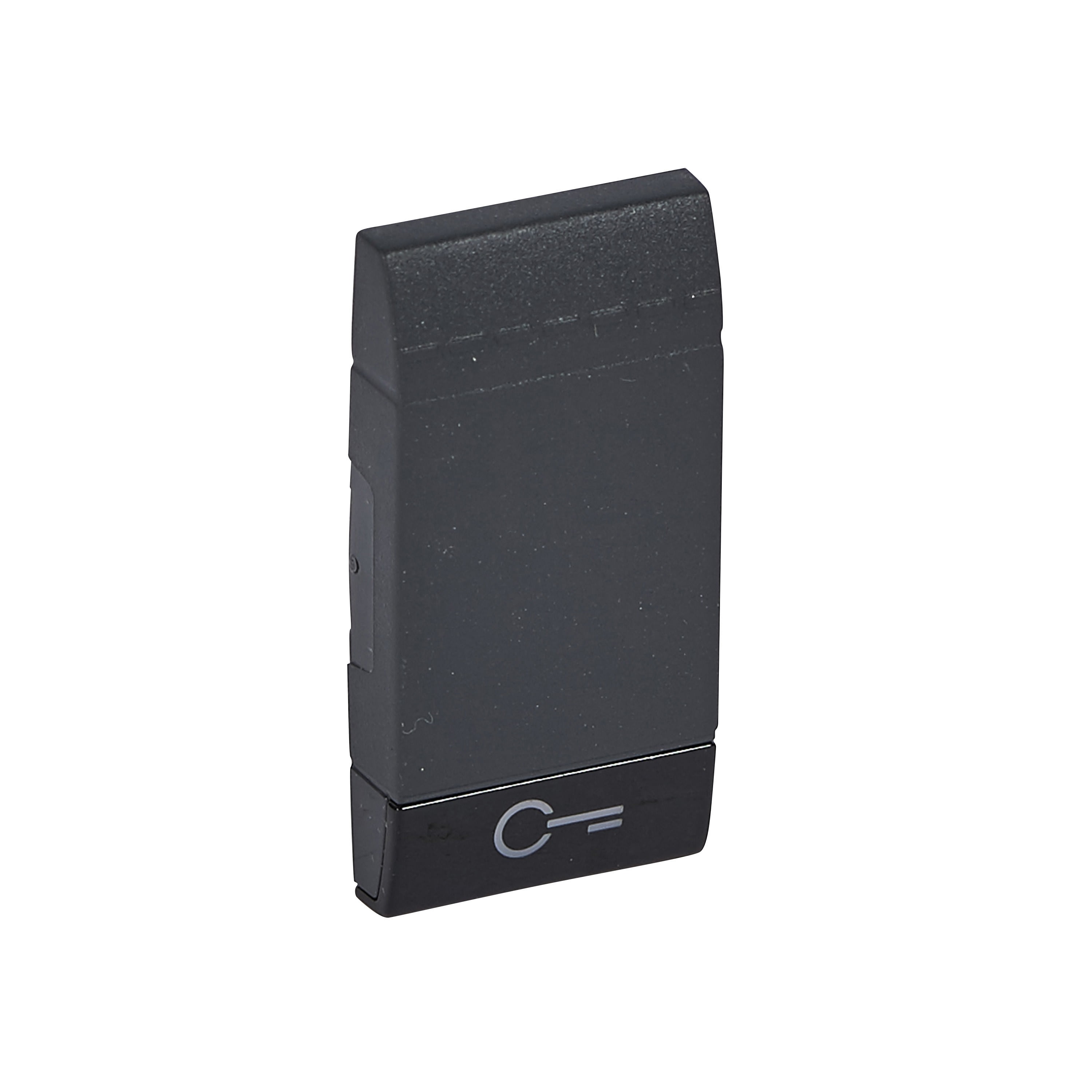 Bticino - Manette Livinglight symbole clé 1 module - anthracite