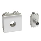 Bticino - Prise TV simple étoile blindée Livinglight - 2 modules