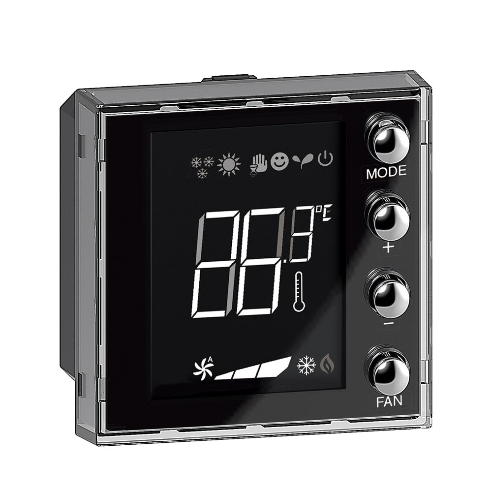 Bticino - Ecran 1,6 de contrôle de thermorégulation BUS/KNX Livinglight