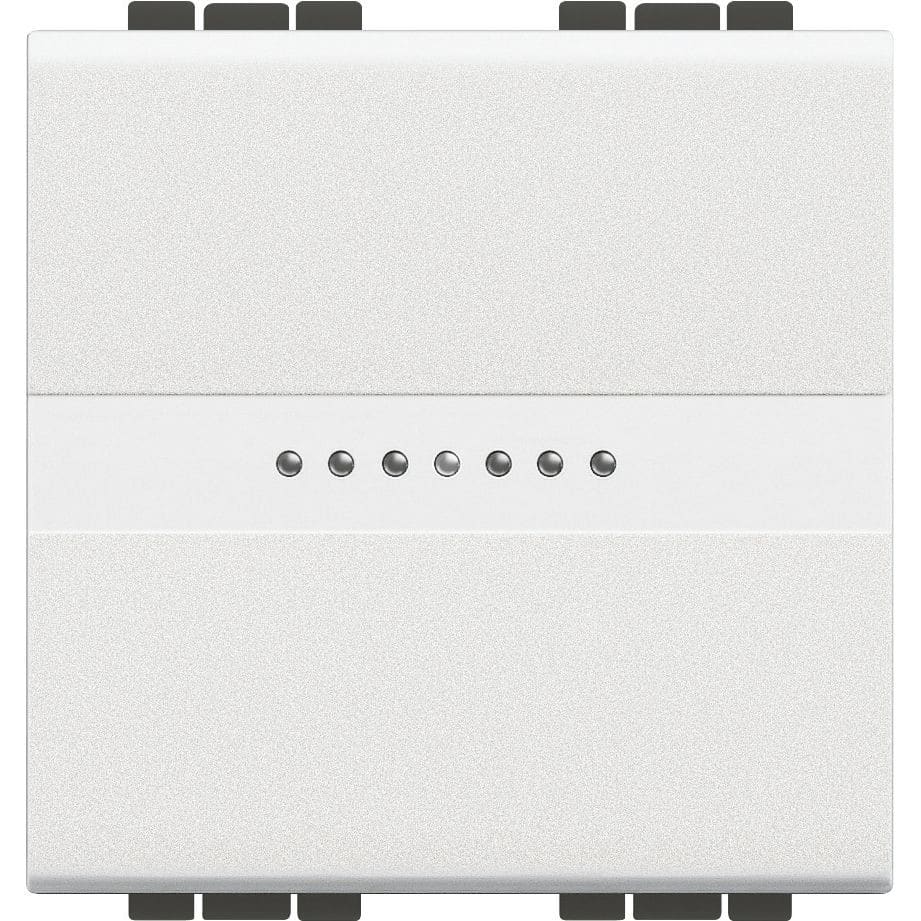 Bticino - Interrupteur ou va et vient Livinglight 16AX 250V~ - Blanc - 2 modules