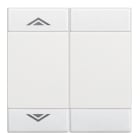 Bticino - Manette Livinglight symbole montée et descente 2 modules - blanc