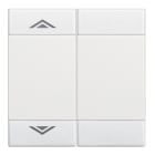 Bticino - Manette Livinglight symbole montée et descente 2 modules - blanc