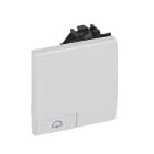 Bticino - Manette Livinglight symbole sonnette 2 modules - blanc