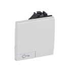 Bticino - Manette Livinglight symbole clé 2 modules - blanc