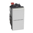 Bticino - Poussoir Livinglight contact NO 10A 250V~ à bornes automatiques - Tech 1 module
