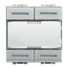 Bticino - Commande KNX Livinglight - 4 touches / 4 appuis - Tech