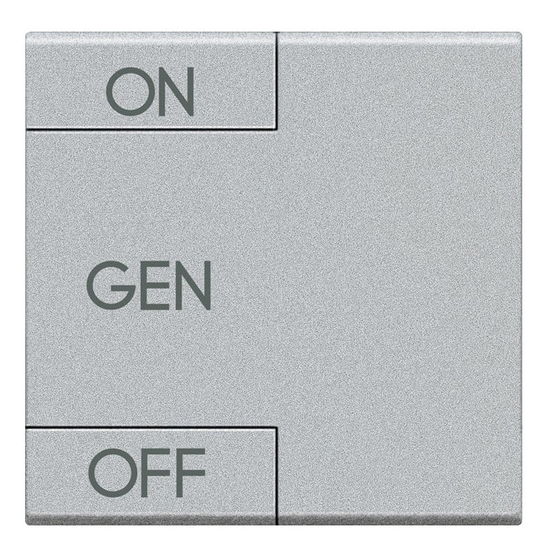 Bticino - Manette Livinglight symbole ON , OFF et GEN 2 modules - Tech