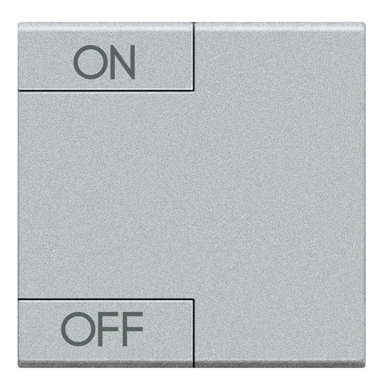 Bticino - Manette Livinglight symbole ON et OFF 2 modules - Tech