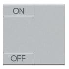 Bticino - Manette Livinglight symbole ON et OFF 2 modules - Tech