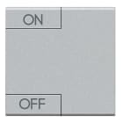Bticino - Manette Livinglight symbole ON et OFF 2 modules - Tech