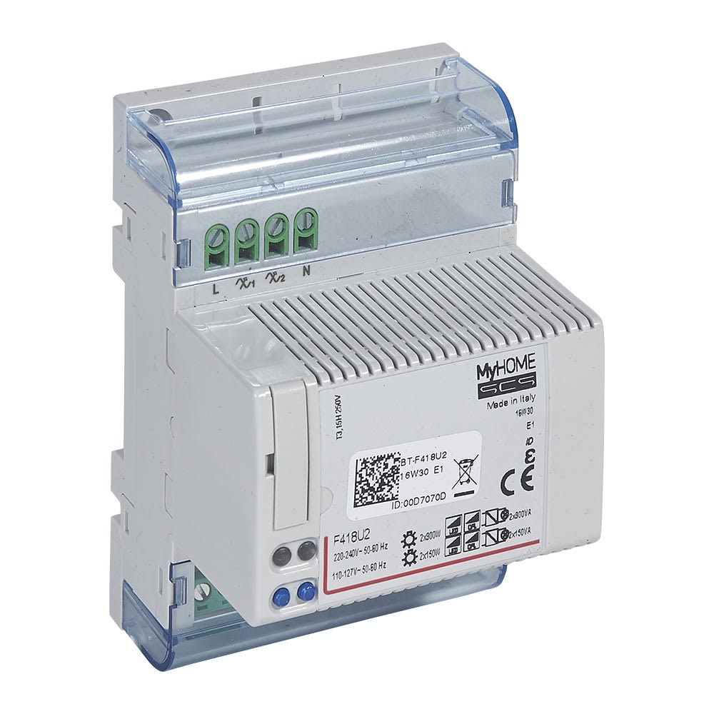 Bticino - Actionneur variateur modulaire universel MyHOME_Up - 4 modules