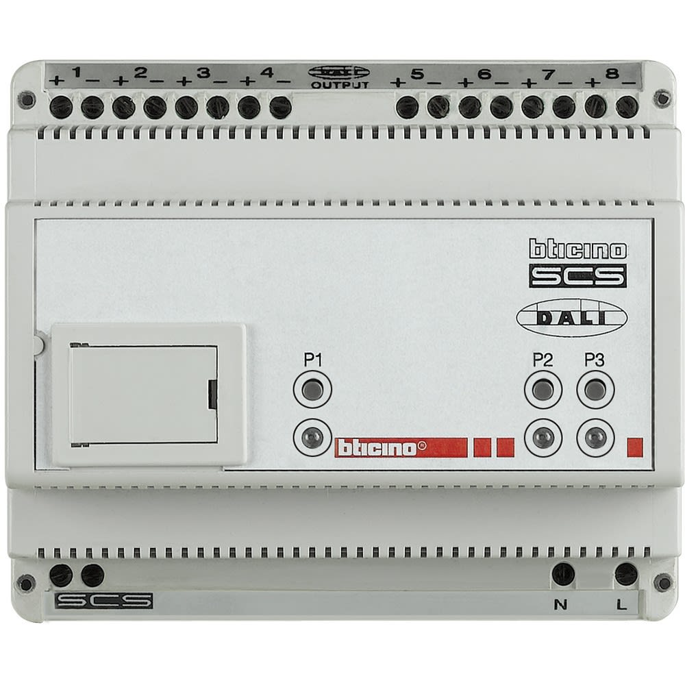 Bticino - Passerelle Open Bacnet IP BUS - 6 modules