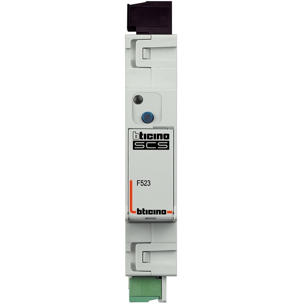 Bticino - Actionneur modulaire 1 relais pour gestion des charges MyHOME - 1 module