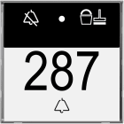 Bticino - Indicateur extérieur sonnette MyHOME_Up Axolute