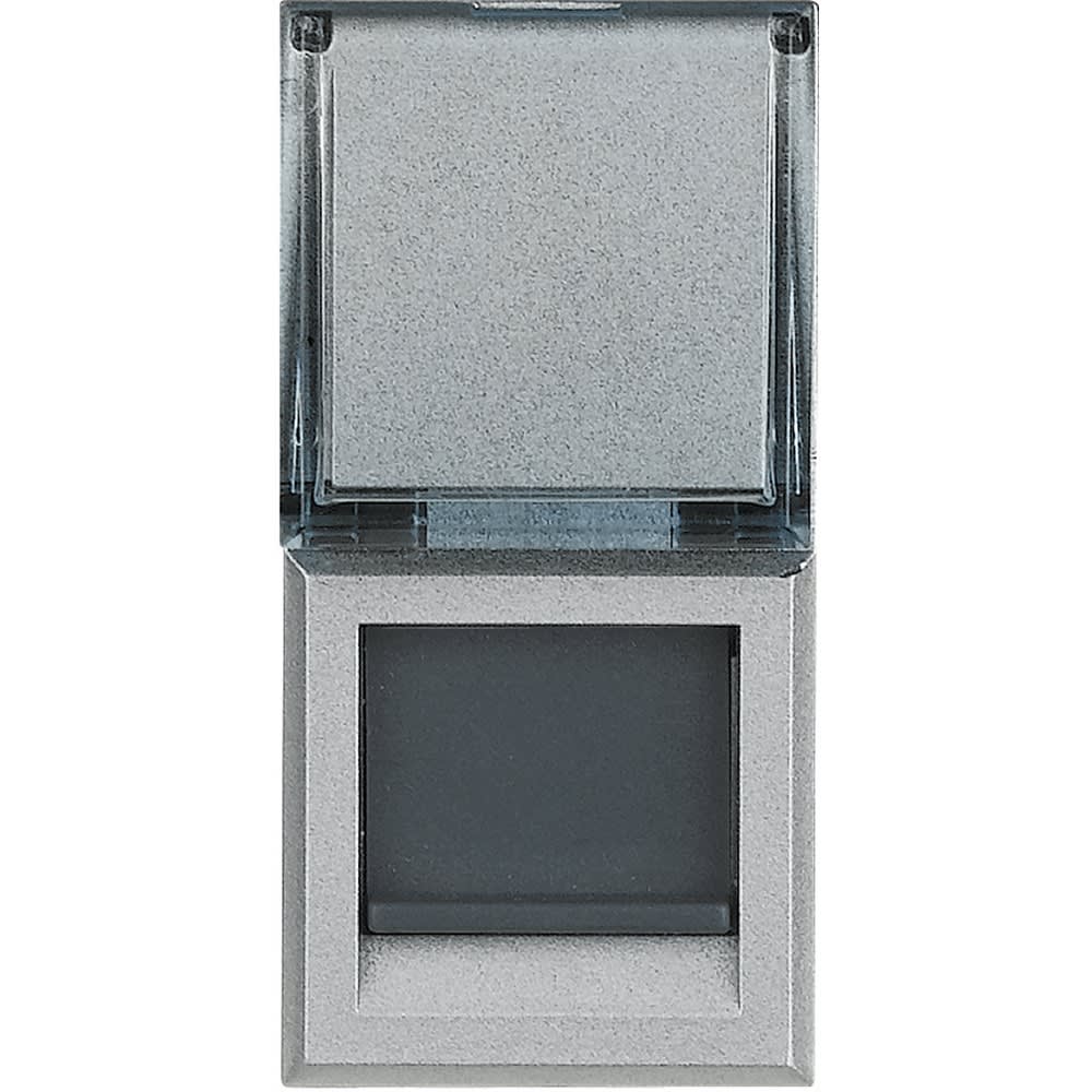 Bticino - Prise RJ45 Axolute catégorie 6 UTP - finition Alu - 1 module