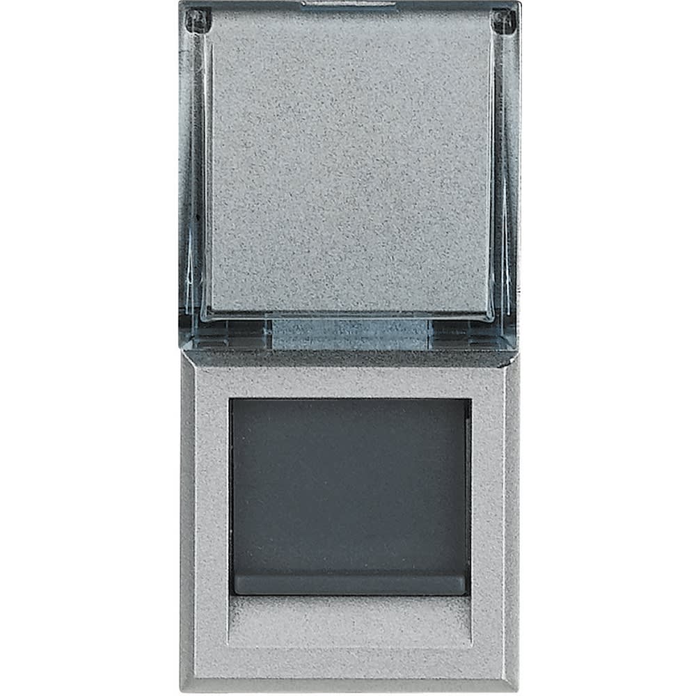 Bticino - Prise RJ45 Axolute catégorie 6 FTP - finition Alu - 1 module