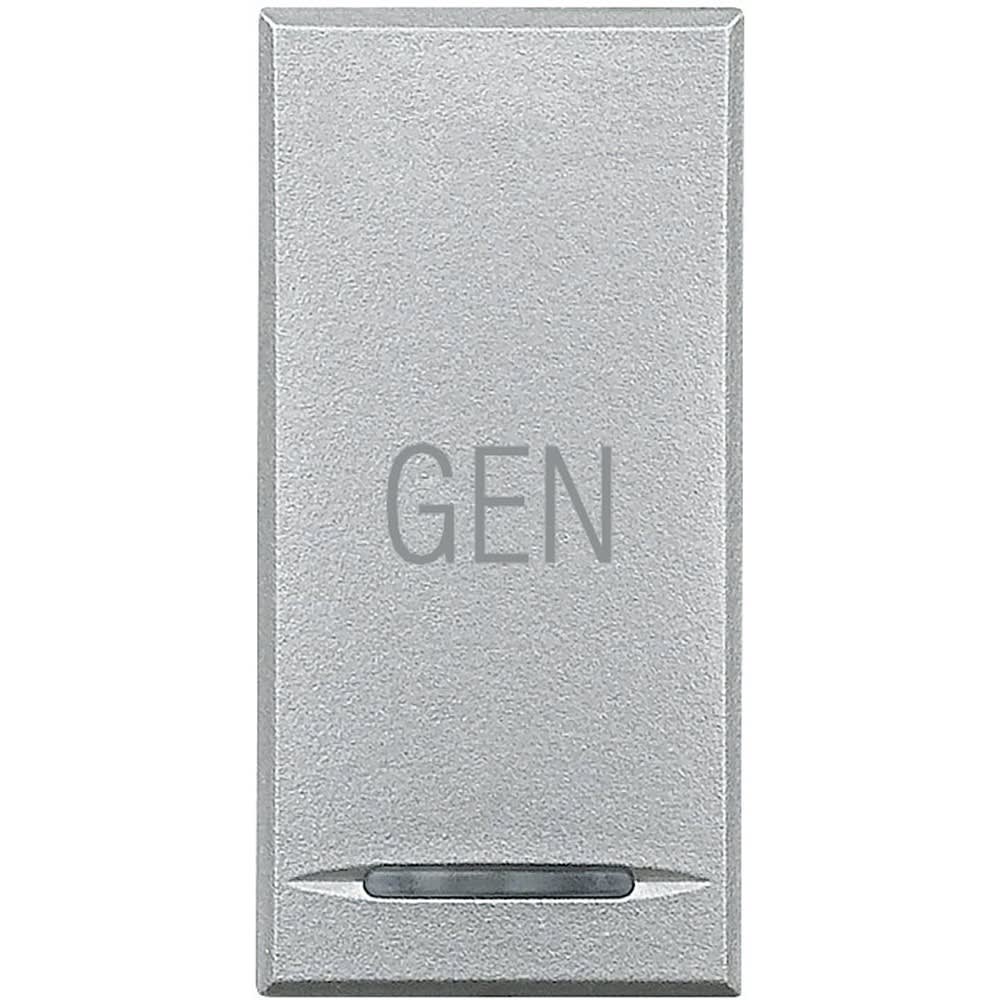 Bticino - Manette Axolute symbole GEN 1 module - Alu