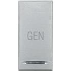 Bticino - Manette Axolute symbole GEN 1 module - Alu