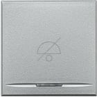 Bticino - Manette Axolute avec symbole Ne Pas Déranger 2 modules - Alu