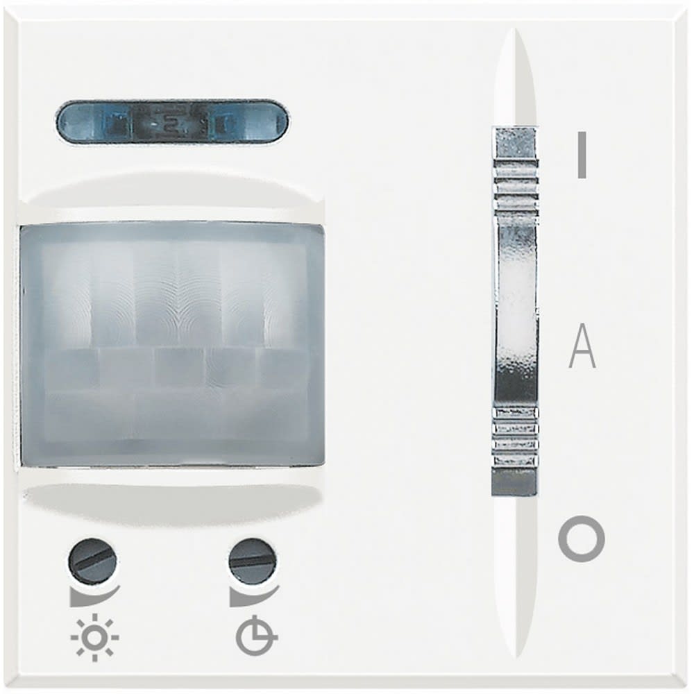 Bticino - Détecteur 3 fils avec neutre avec dérogation Axolute 2 modules - White