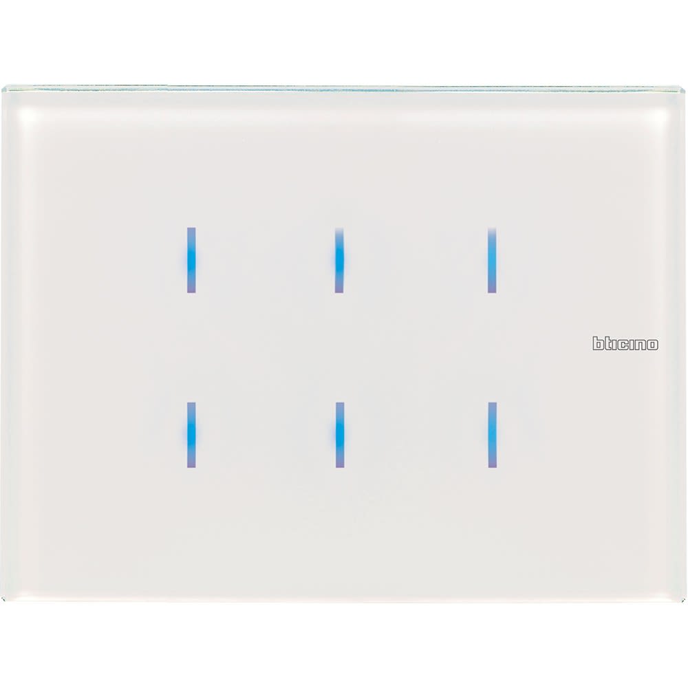 Bticino - Commande tactile Axolute BUS version 6 fonctions - White