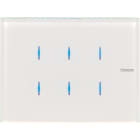 Bticino - Commande tactile Axolute BUS KNX version 6 fonctions - Blanc