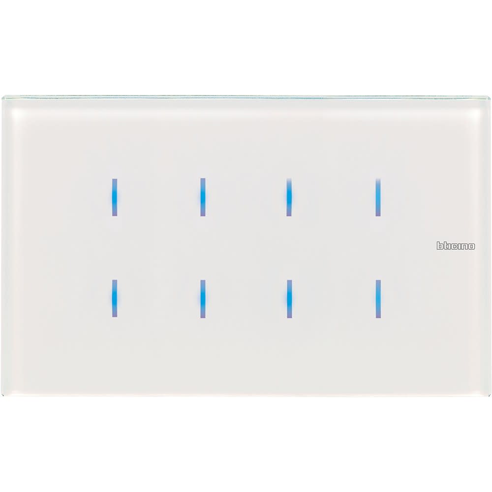 Bticino - Commande tactile Axolute BUS version 8 fonctions - White