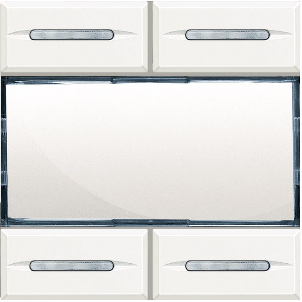 Bticino - Commande 4 scénarios MyHOME_Up Axolute - White
