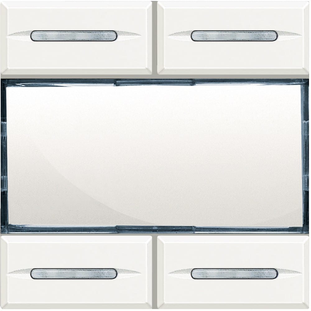 Bticino - Commande 4 scénarios MyHOME_Up Axolute - White