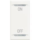 Bticino - Manette Axolute symbole ON et OFF 1 module - White