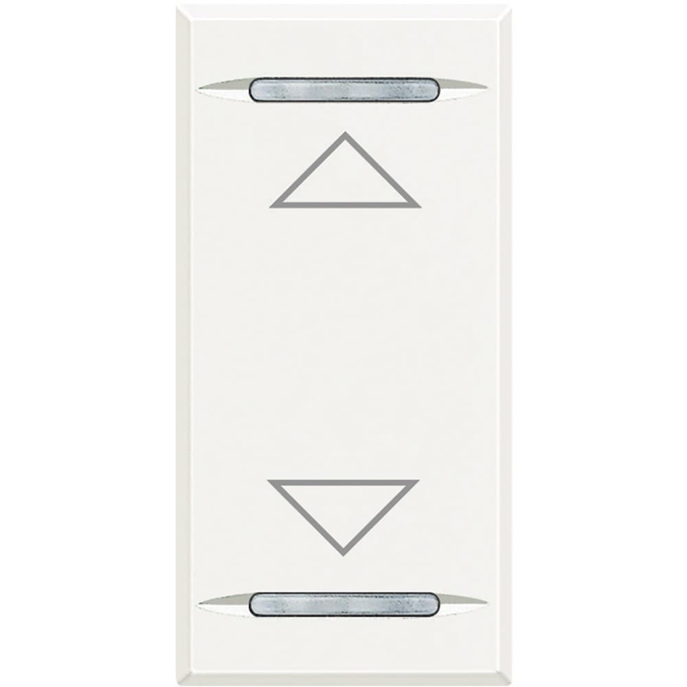 Bticino - Manette Axolute symbole montée et descente 1 module - White