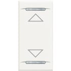 Bticino - Manette Axolute symbole montée et descente 1 module - White