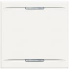 Bticino - Manette Axolute neutre type bascule 2 modules - White