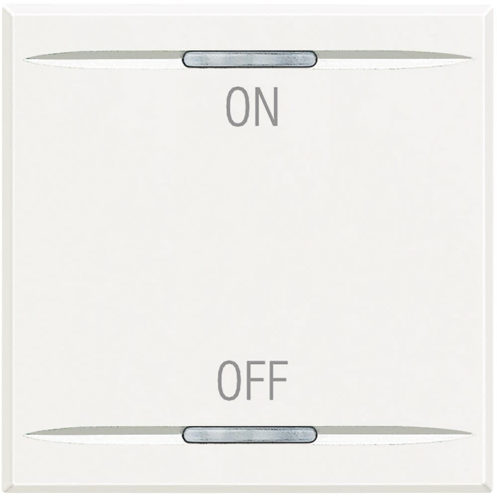 Bticino - Manette Axolute symbole ON et OFF 2 modules - White